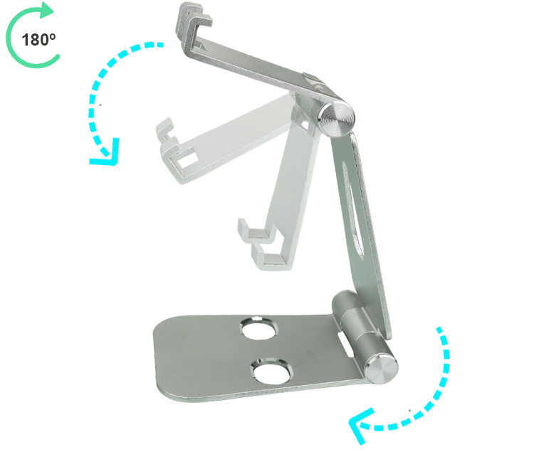 Desk Multi angle Foldable adjustable smart cell mobile aluminum phone stand tablet stand for ipad for iphone ph4