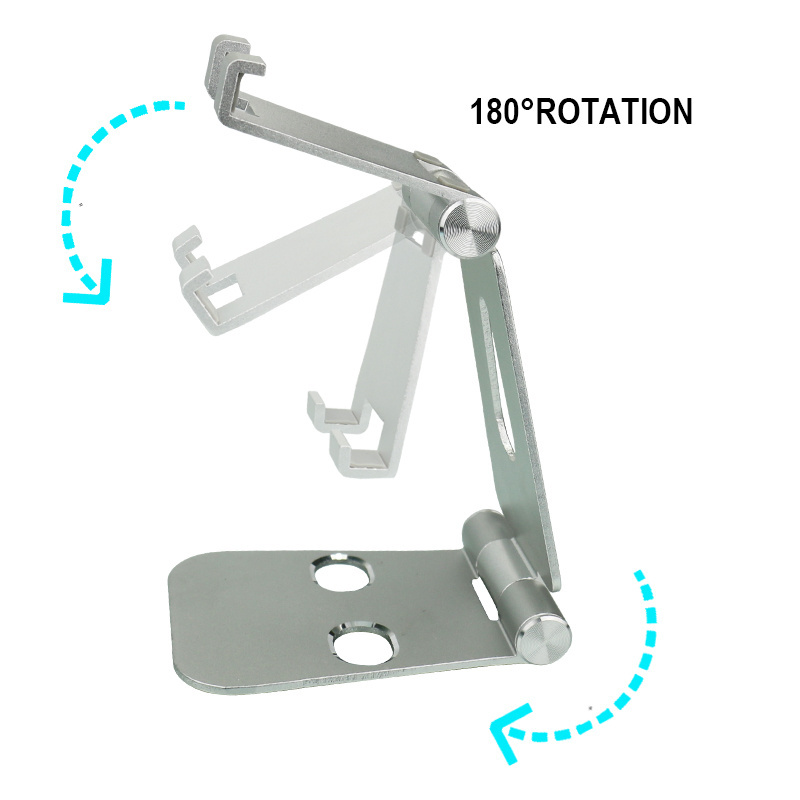 Desk Multi angle Foldable adjustable smart cell mobile aluminum phone stand tablet stand for ipad for iphone ph4