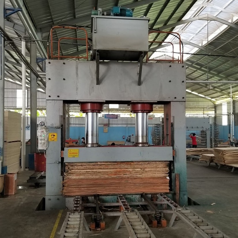 500T top type plywood cold press wooden machine for plywood production Line