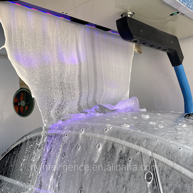 Huaye high technology colorful foam lava fall automatic car wash machine with CE certificate wash car washer