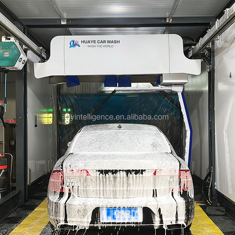 Touchless Fully Automatic Car Washing Machine With Single Arm High Pressure Auto Car Washer Auto Car Wash Machine System