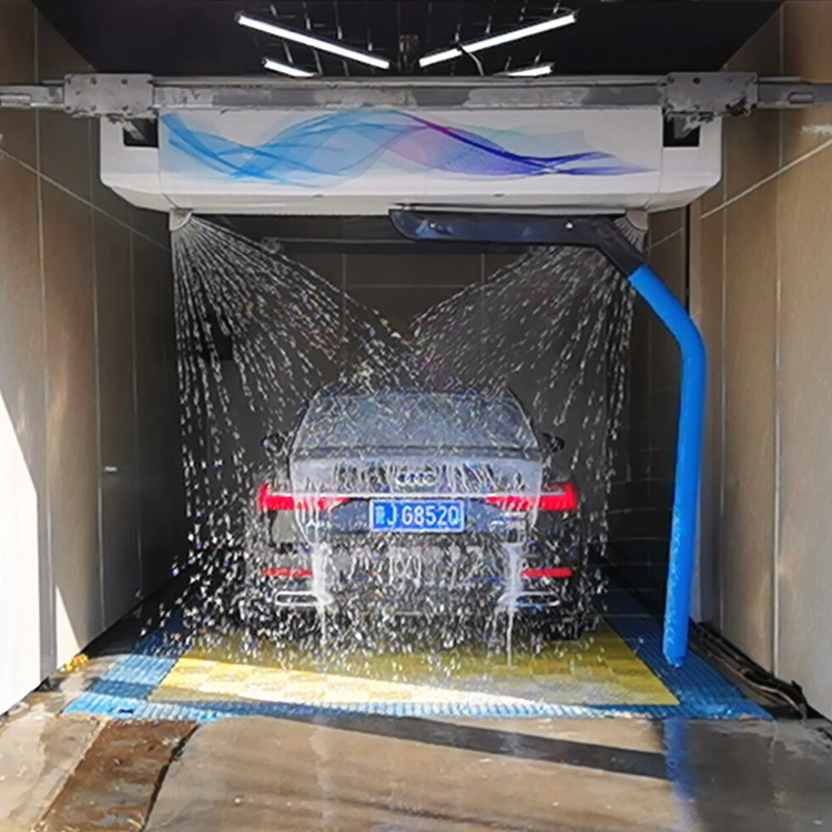 Full automatic cheap price  touchless self service 360 degree washing foamer car wash machine with CE certificate