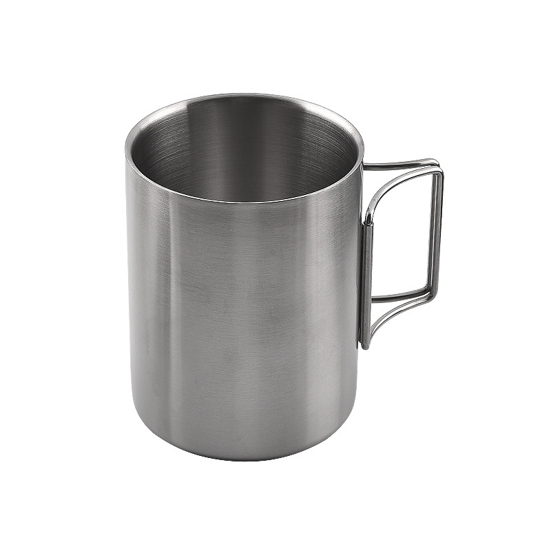 304 stainless steel beer mug Custom Logo 200ml 300ml 400ml Stainless Steel Coffee cup