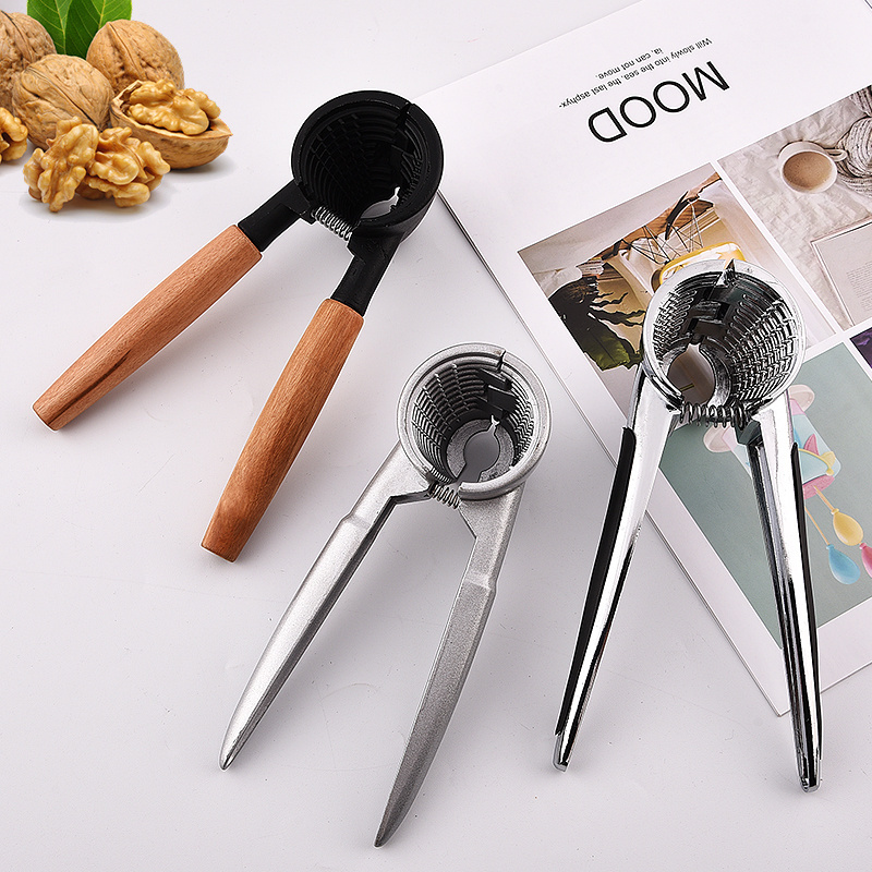 Worth buying wholesale Kitchen multifunctional metal sheller nutcracker walnut pliers clip tool