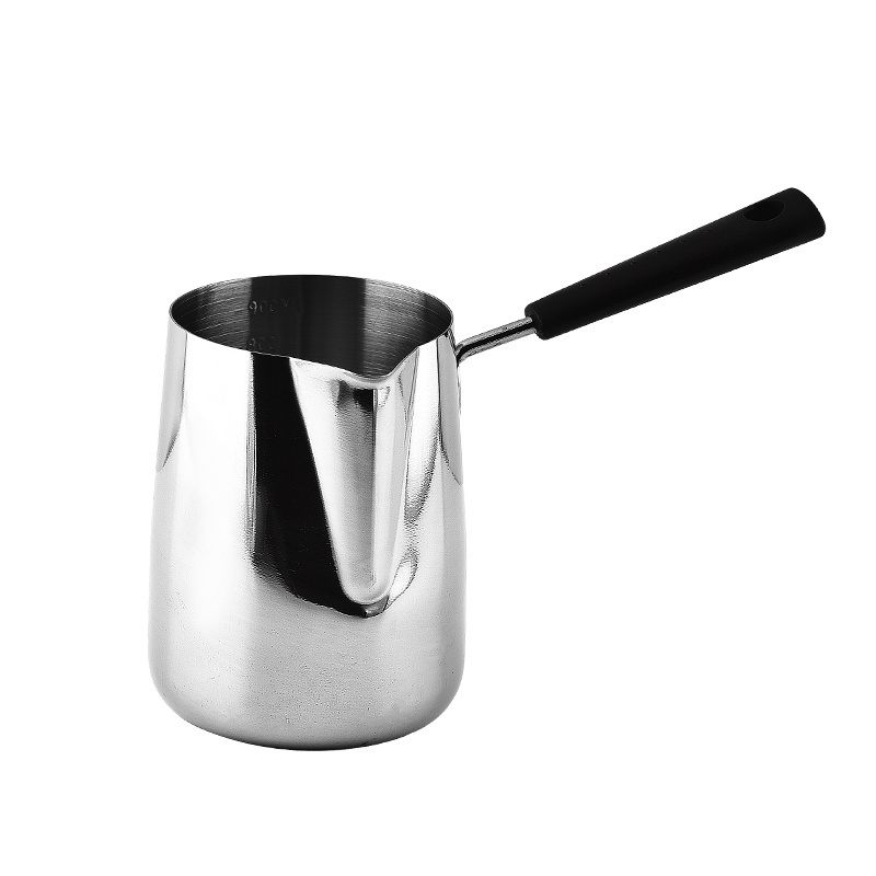 wholesale cheap chinese Stainless Steel Milk coffee cup pot Warmer Pot with Bakelite Handle