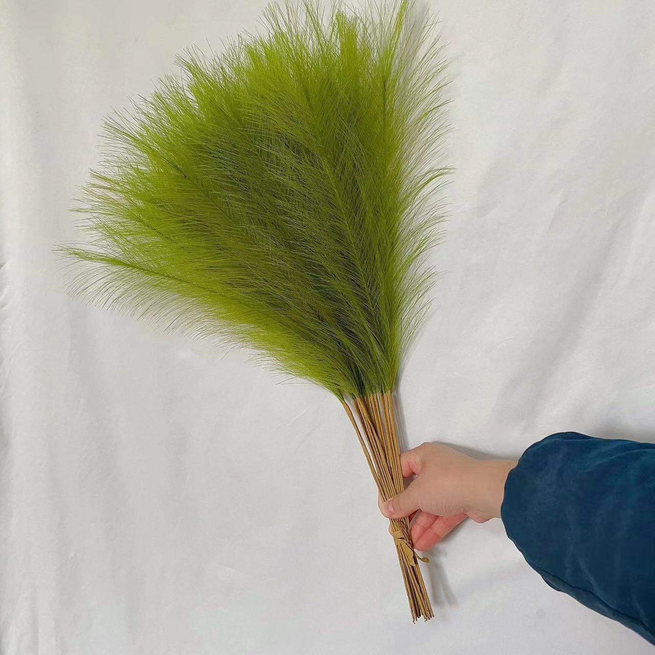 Hot Sale Wedding Home Decoration Artificial Pampas Artificial Plants Silk Flowers Large Long Pampas Grass