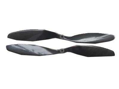 1 Pair 12 x 4.5 Carbon Fiber Propeller Prop CW/CCW 1245 For Multi-copter RC Helicopter Spare Parts