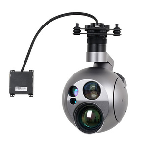 A30TR-50 5km 30x optical zoom 3-axis dual-sensor laser rangefinder object tracking gimbal night vision thermal imaging AI Camera