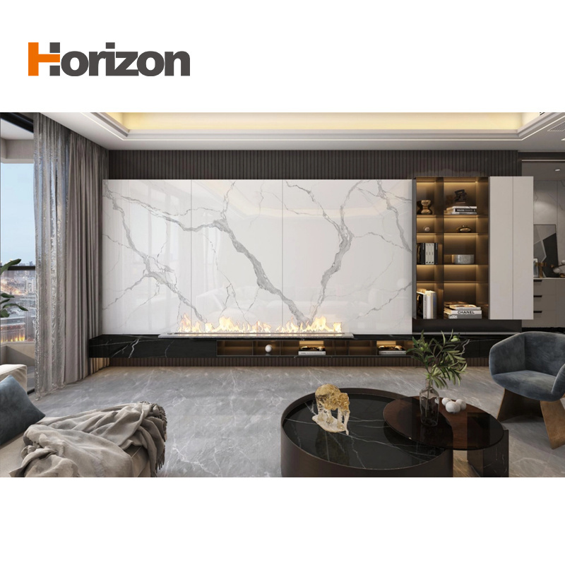 Horizon 600x1200mm Floor Tiles Polished Glazed Porcelain Big Marble Glazed Porcelain Sintered Stone Slab Flooring Tiles