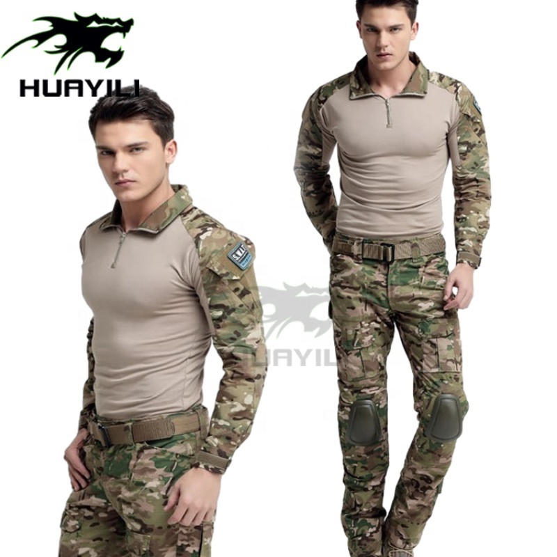 Huayili Tactical Oman Uniform Combat Training Tactical New Camouflage Frog Suit Uniforms