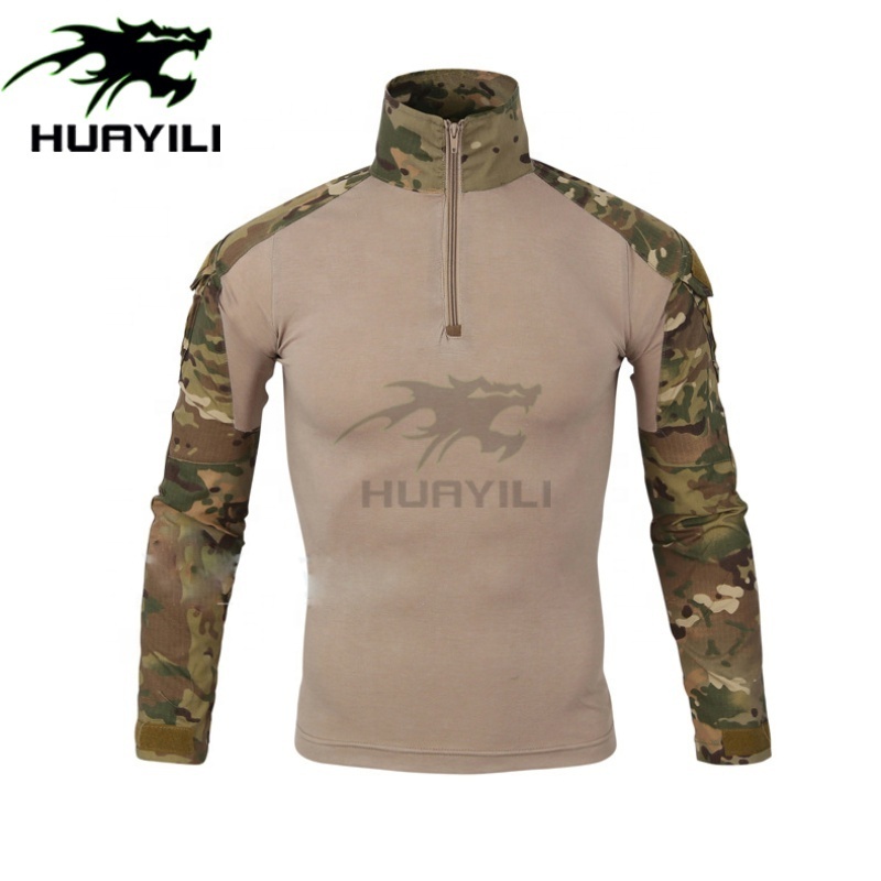 Huayili GEAR Men G3 Assault Multicam Camouflage Tactical Hunting BDU Combat Uniform Set with Knee Pads