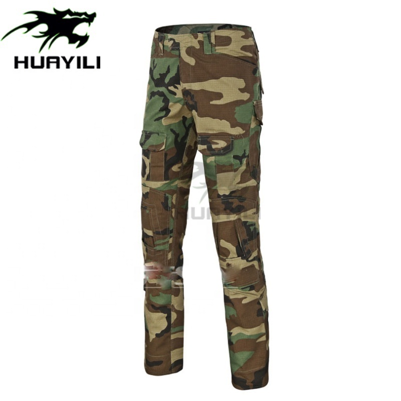 Huayili GEAR Men G3 Assault Multicam Camouflage Tactical Hunting BDU Combat Uniform Set with Knee Pads