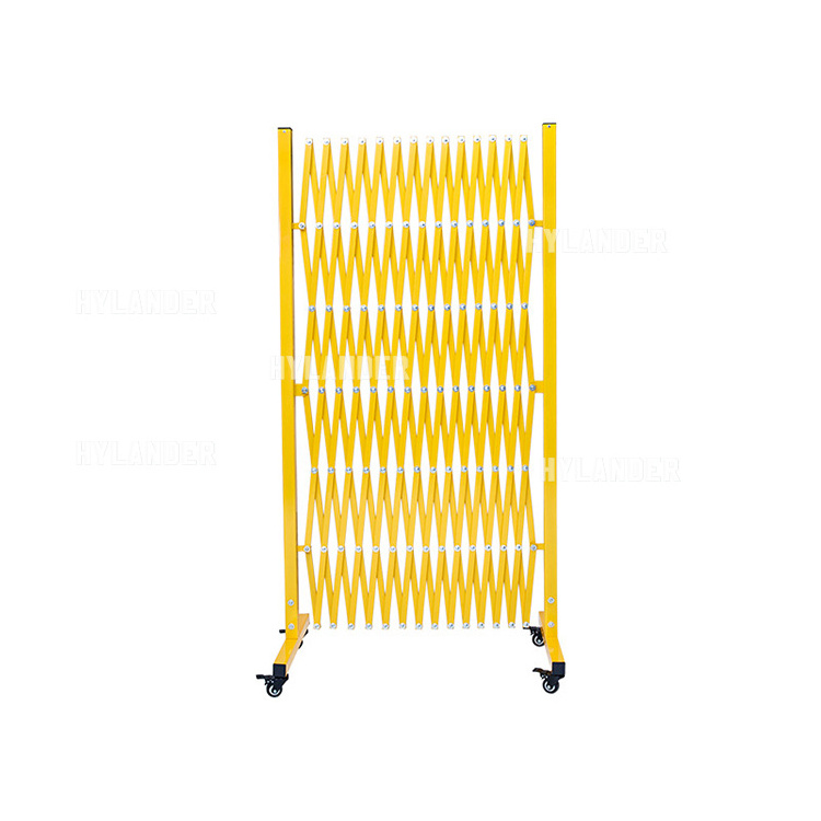 Safety barricade crowd control temporary scissor metal expandable mobile barricade