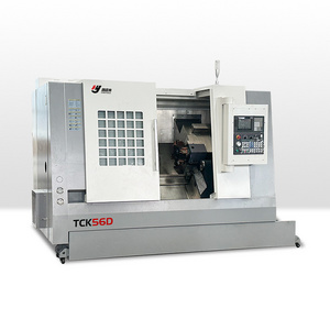 Torno cnc TCK50 cnc lathe machine with bar feeder