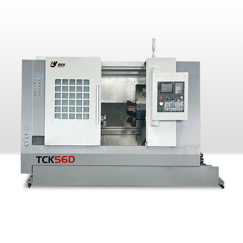 Torno cnc TCK50 cnc lathe machine with bar feeder