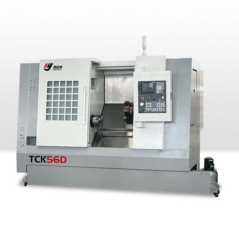 Torno cnc TCK50 cnc lathe machine with bar feeder