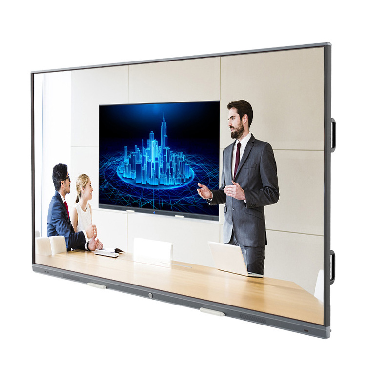 LONTON Factory Smart E Board 86'' Ultra Thin Interactive Display Smart Android Board Digital Boards with Bracket Wall Mounted