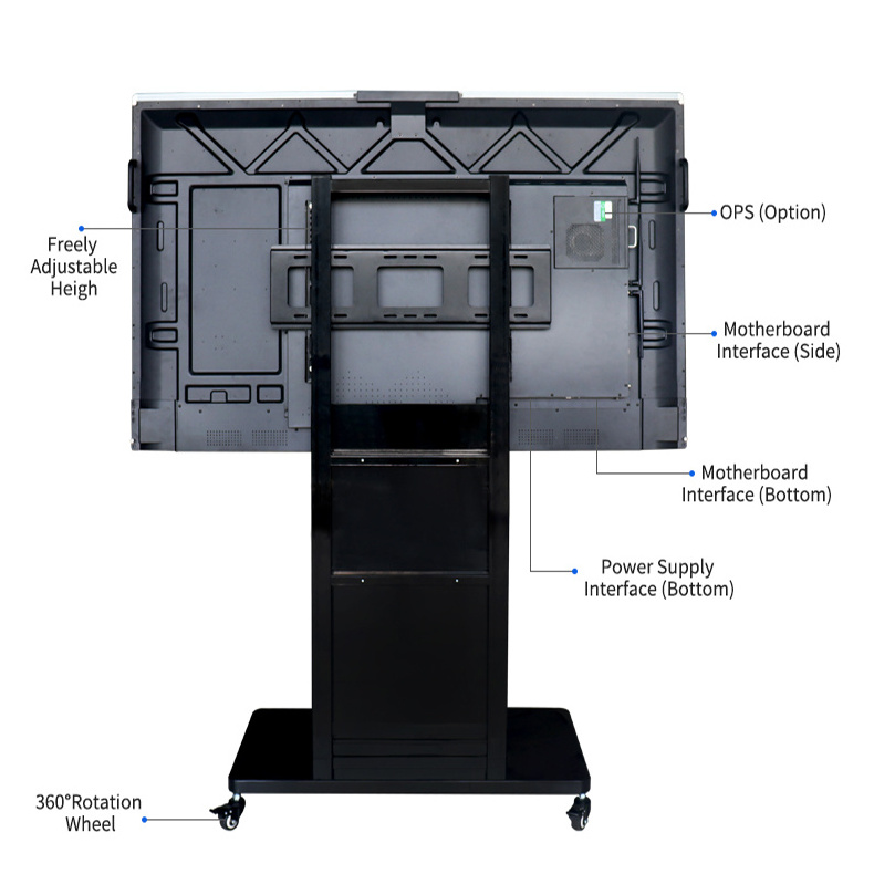 LT OEM 86 Inch 20 Points Touch Screen 4K Digital Display Smart Board Flat Panel All in One Interactive Whiteboard