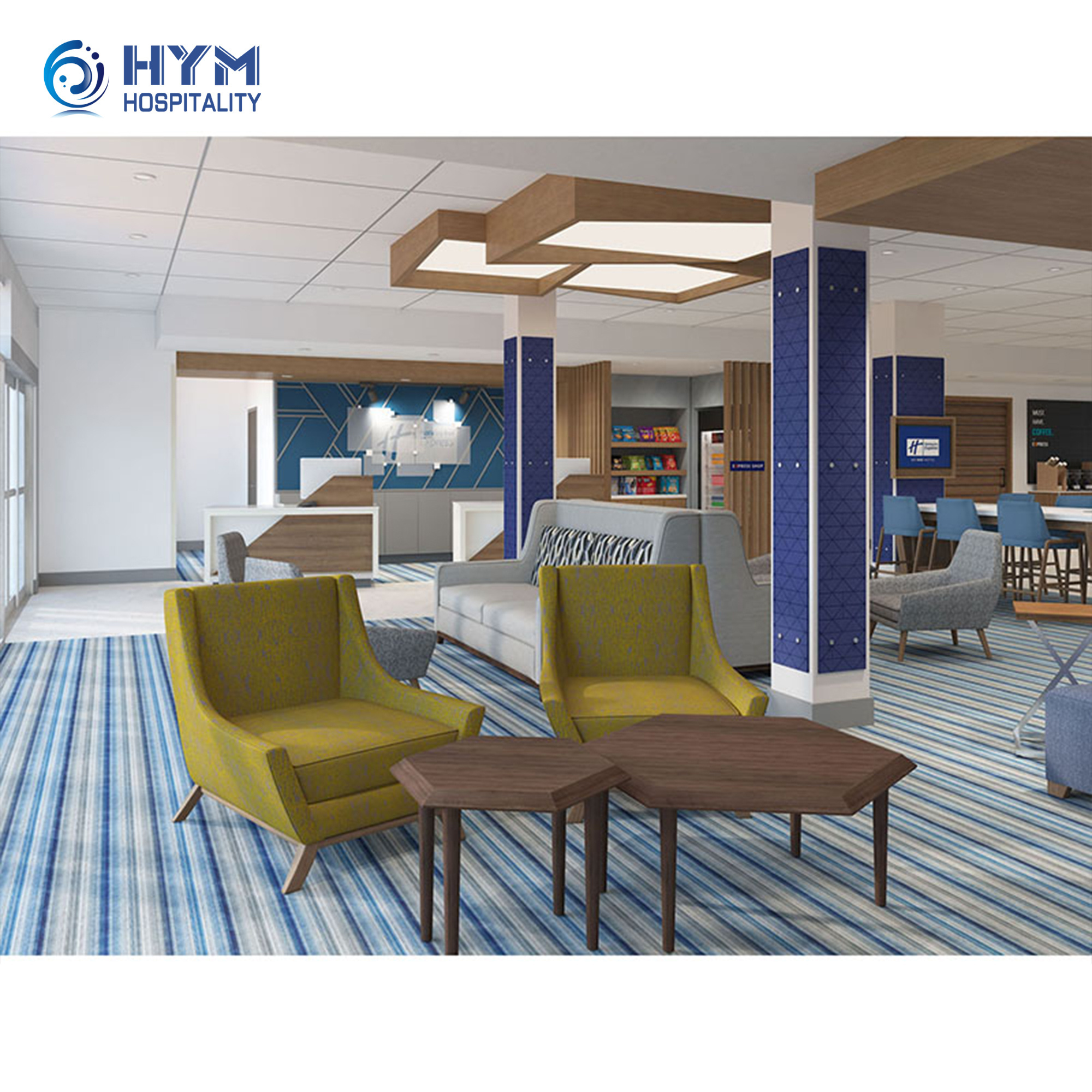 Holiday Inn IHG modern hotel lobby furniture for sale hotel luxury furniture