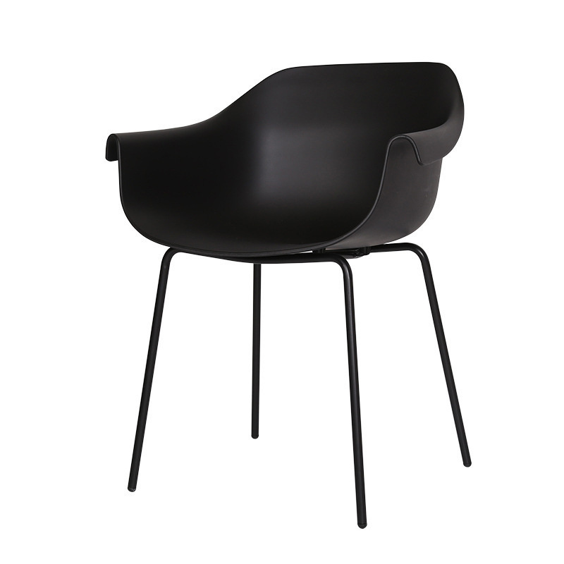 Motel 6 Gemini hotel task chair PP material and black metal legs hotel chairs motel 6 chair