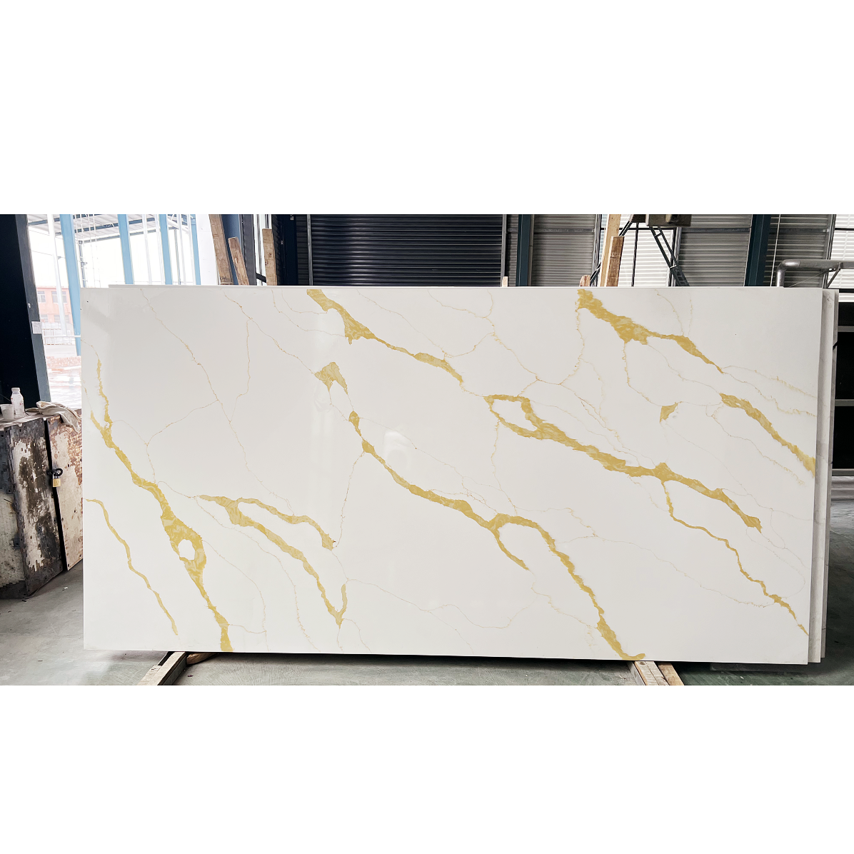 Top Quality Factory Price polished engineered Artificial slab marble quartz stone for kitchen island countertop