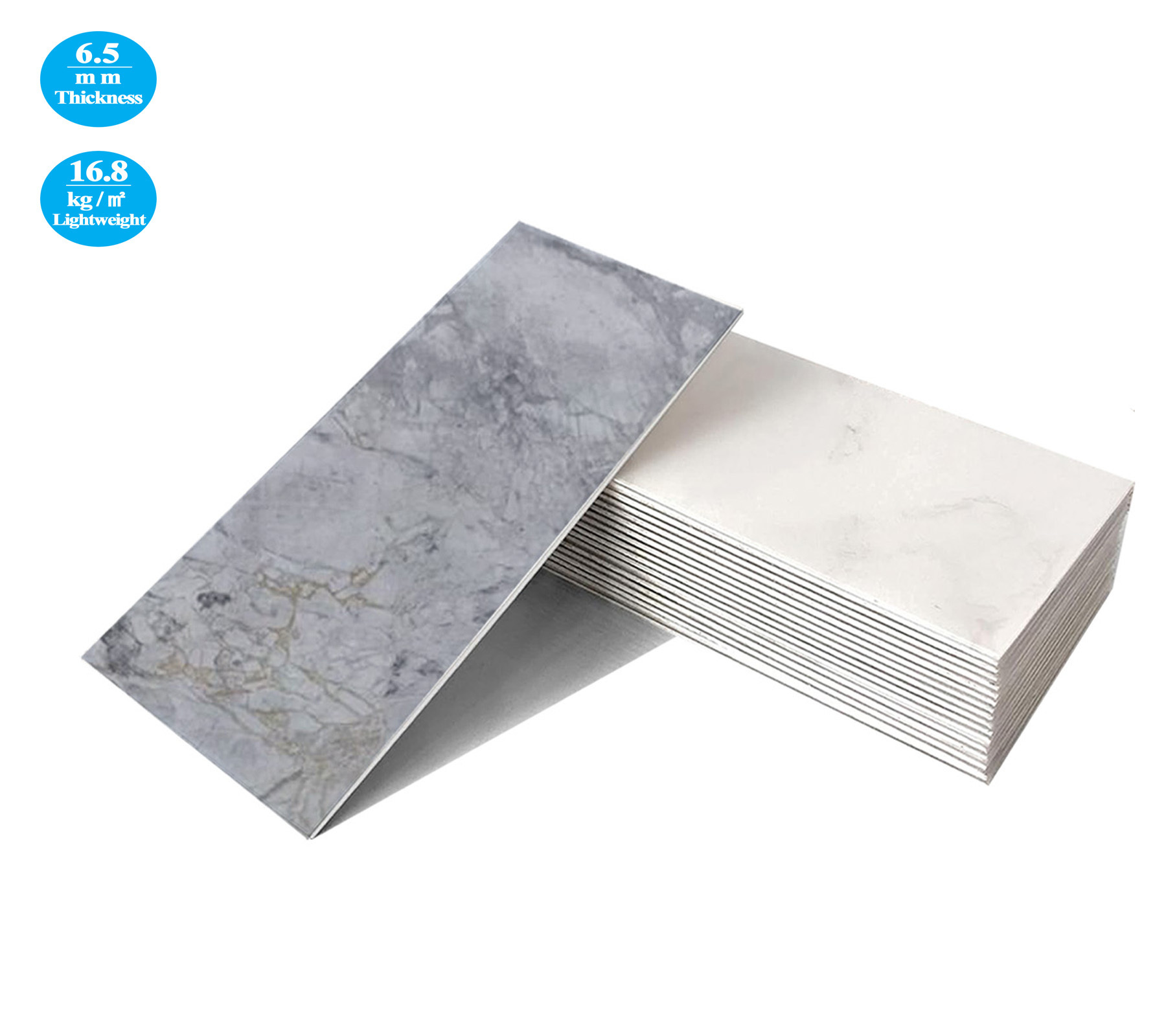 Lightweight Home Decor Pop Design Ultra thin marble flexible stone tile polished glazed marble stone slab wall tiles