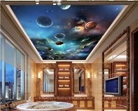 wholesale price Galaxy sky Decorative films PVC foil stretch ceiling PVC foil interior decoration false pop ceiling