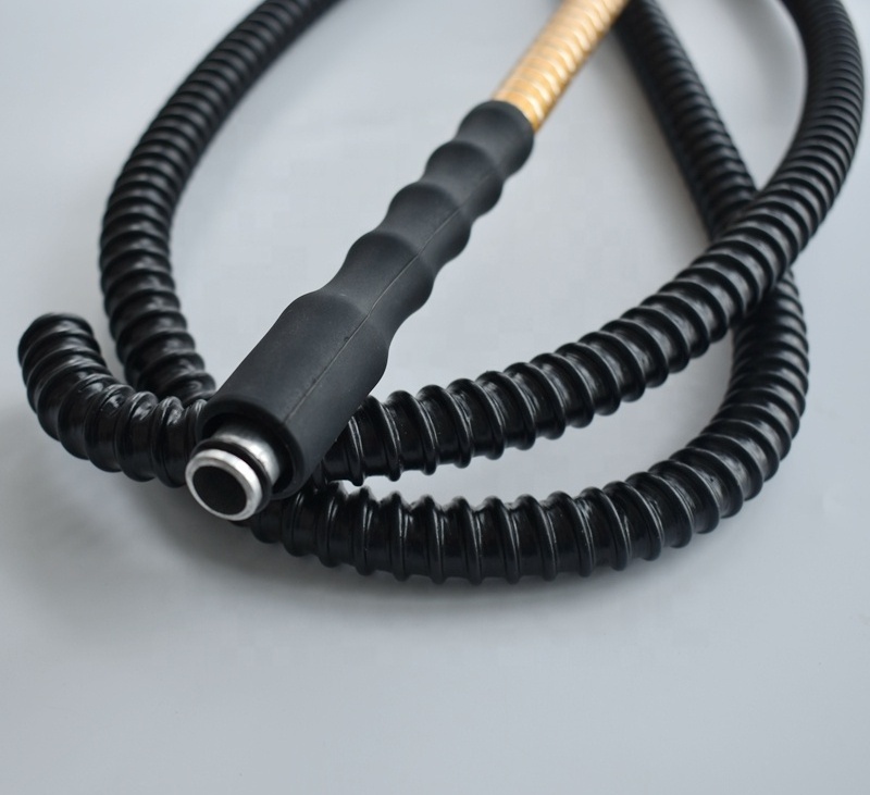 Wholesale Customized Cheap shisha hose aluminium glass handle ice shisha hose