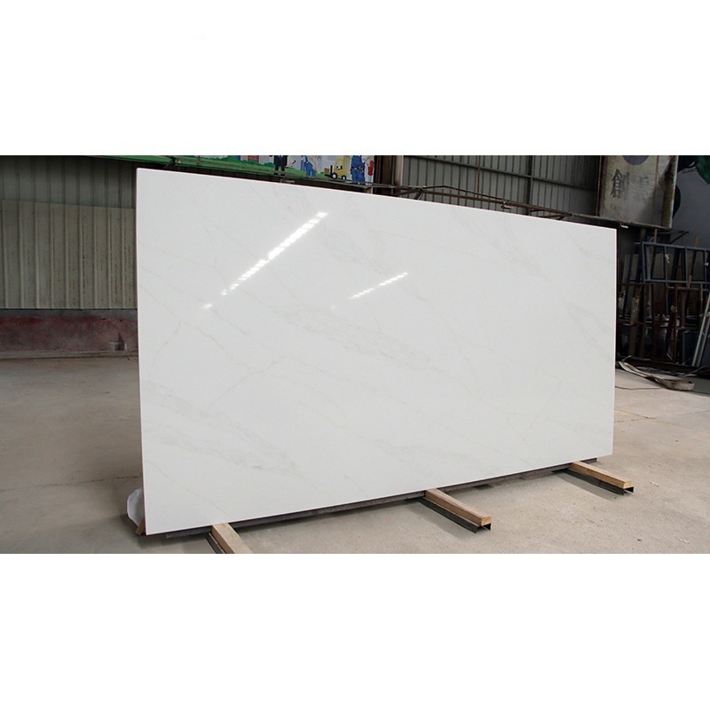 3200*1600*18 synthetic quartz slab quartz kitchen top countertop white quartz slab