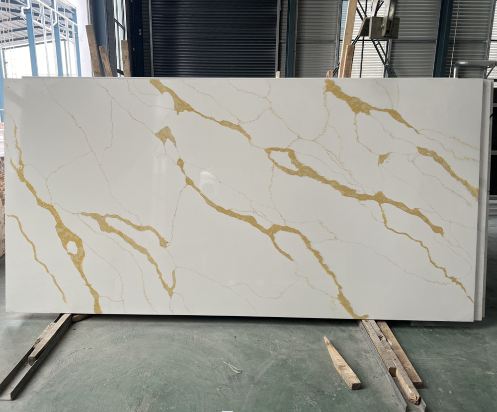 calacatta white grey veins natural marble artificial stone slabs wholesale kitchen countertops quartz slab