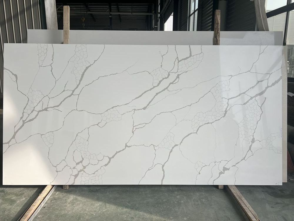 3200*1600*18 synthetic quartz slab quartz kitchen top countertop white quartz slab