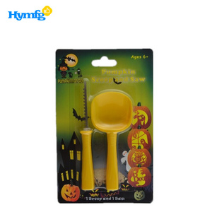 2pcs plastic halloween pumpkin carving kits