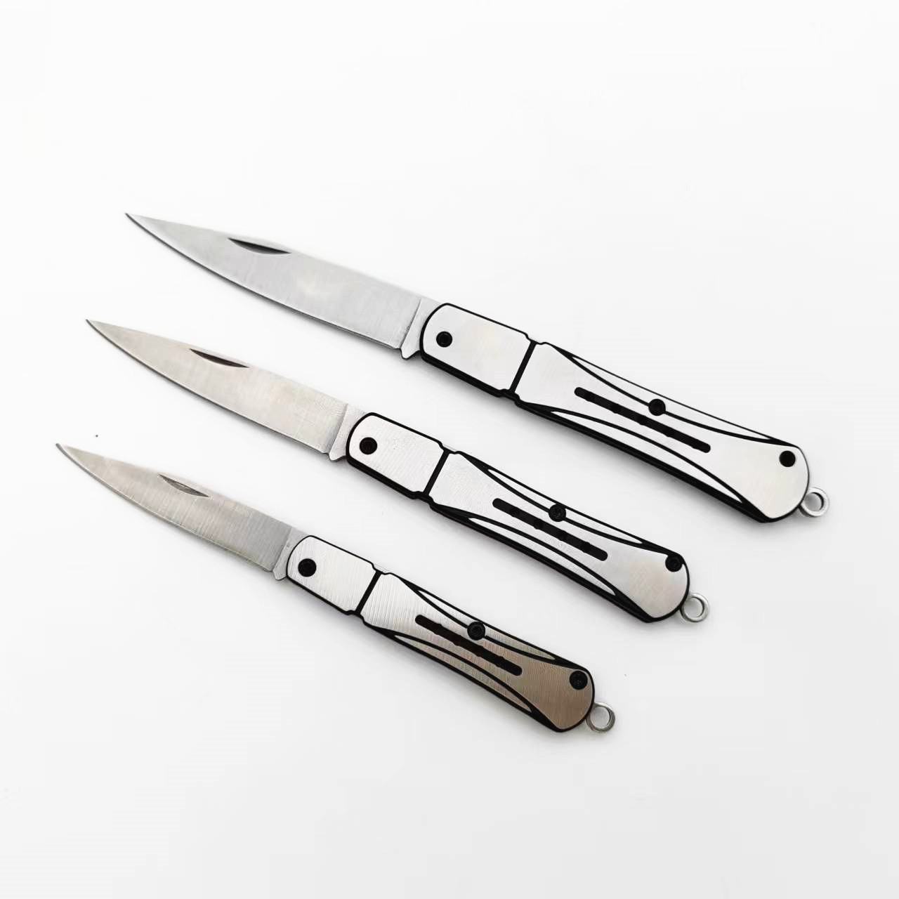 3 Sizes Stainless Steel Daily Use Folding Pocket Utility Knife