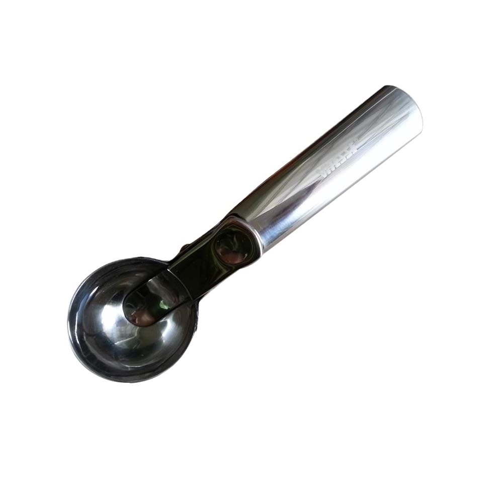 good quality  engraved ice cream Ball scoop spoon stainless steel