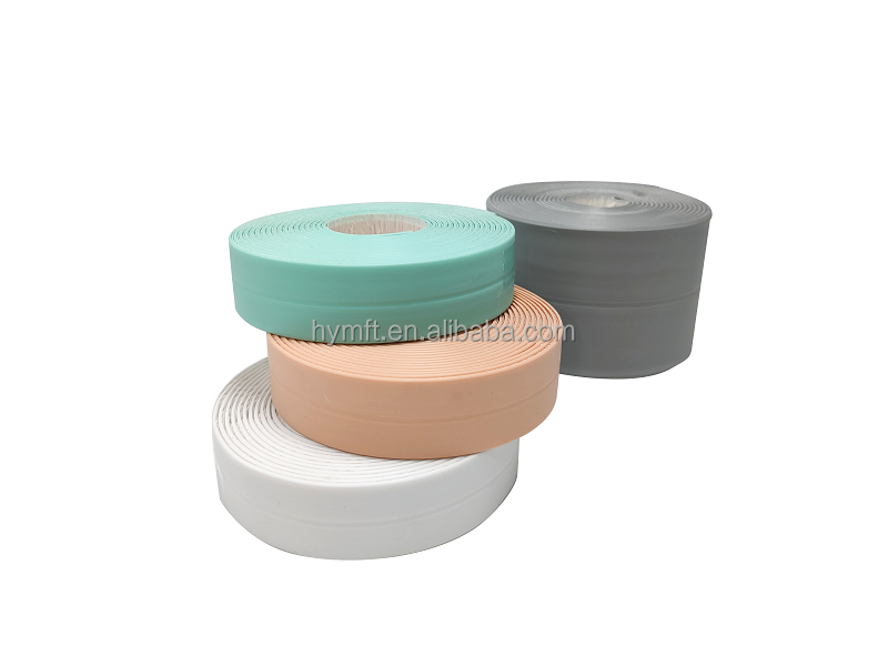 Bathroom Caulking White Self Adhesive Caulk Strip White Seam Tape Bath & Kitchen Sealant Tape for Tub Surround Toilet