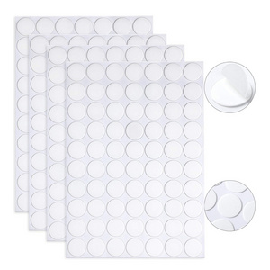 Double Sided Dot Stickers Removable Round Clear Sticky Tack No Trace Sticky Putty Waterproof Small Stickers