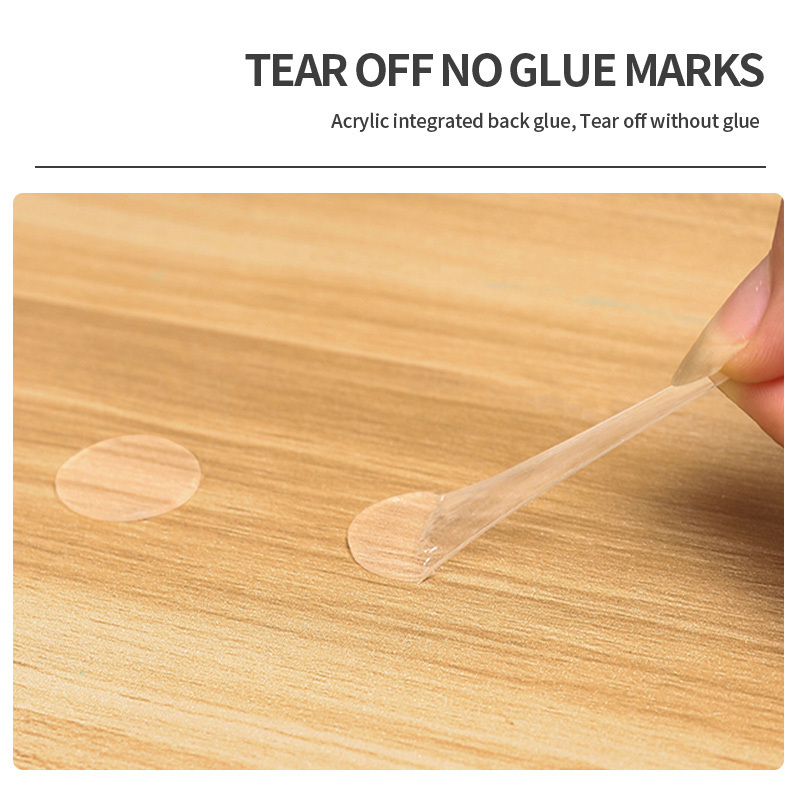 Double Sided Dot Stickers Removable Round Clear Sticky Tack No Trace Sticky Putty Waterproof Small Stickers