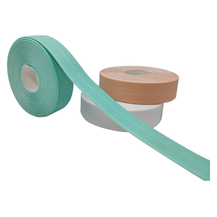 Peel and Stick Trim - Flexible, Adhesive Caulk Tape for Walls, Floors, Counters, Tile, & More