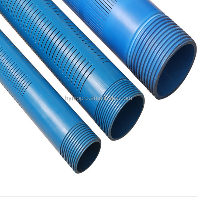 plastic pipe factory deep well large diameter pvc casing pipe for water well slotted pvc pipe