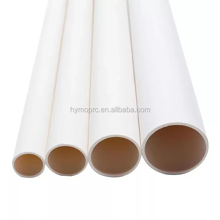 Factory Direct 18-Inch Diameter PVC Pipe Polyvinyl Chloride Plastic Water Pipes at Cheap Price for Pipe Fittings