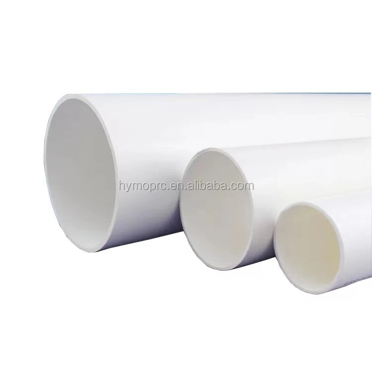 Factory Direct 18-Inch Diameter PVC Pipe Polyvinyl Chloride Plastic Water Pipes at Cheap Price for Pipe Fittings