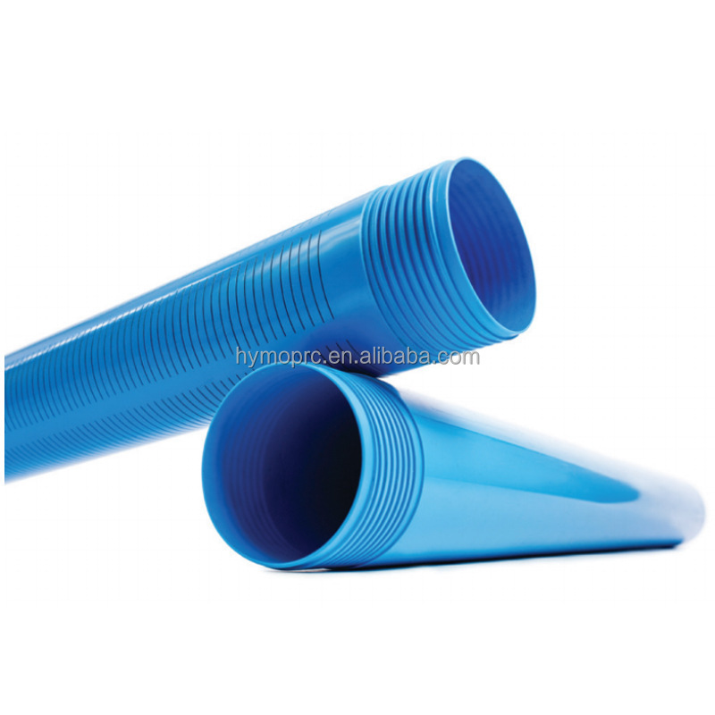 plastic pipe factory deep well large diameter pvc casing pipe for water well slotted pvc pipe