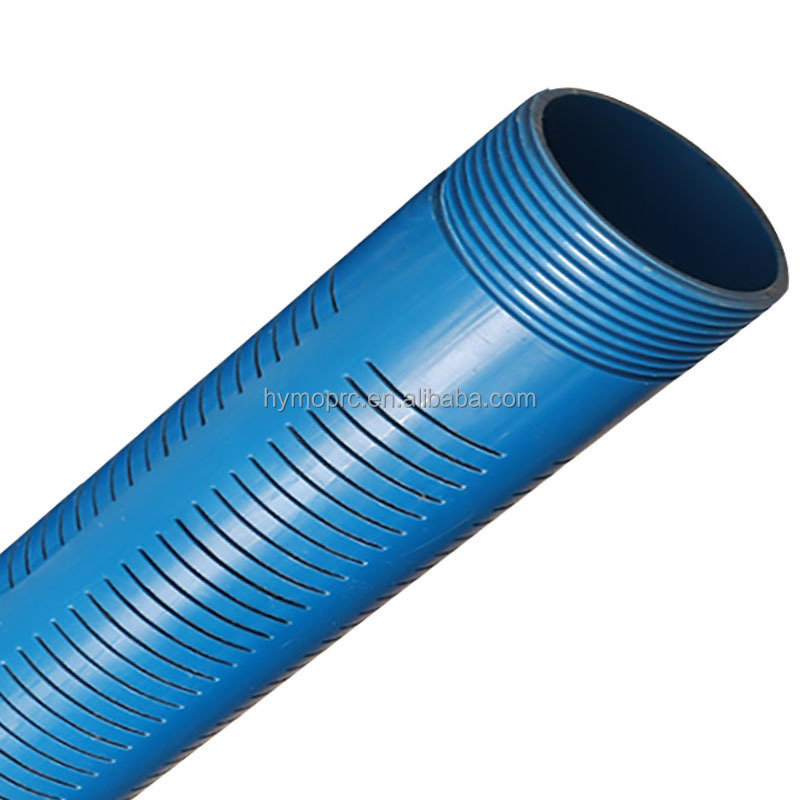 plastic pipe factory deep well large diameter pvc casing pipe for water well slotted pvc pipe