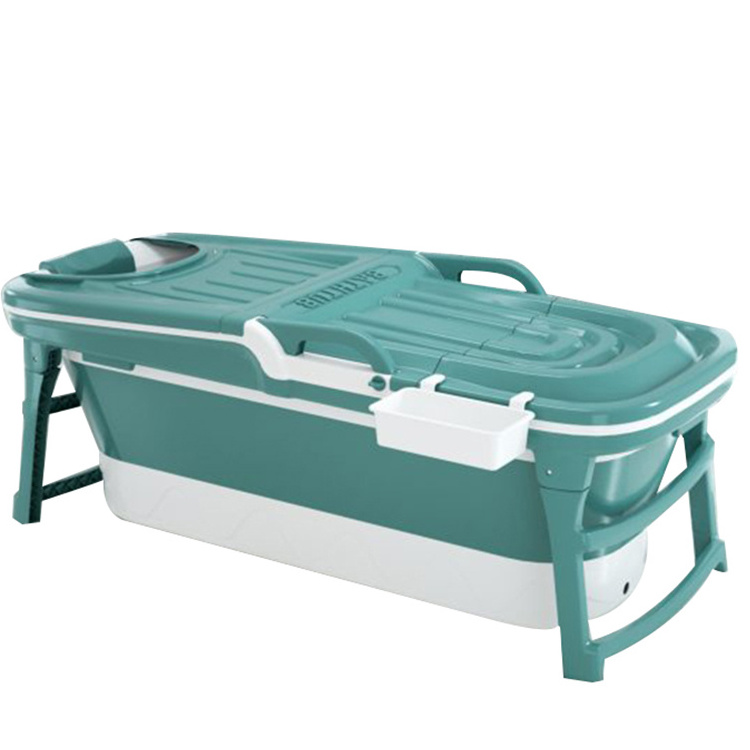 Wholesale high quality luxury version 1500MM foldable thickening plastic adult portable folding bathtub