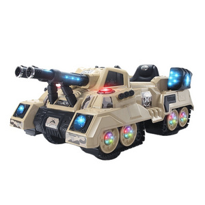 12V  Electric Ride On Car for Kids Tank Ride Car with Light Music Kids Cars Toy For Wholesale