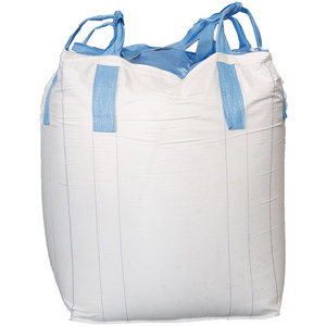 FIBC PP Big Bag GRS Certified Factory 2000KG Bulk Sack Inner Corner 1 Ton Super Jumbo Sand Bag PP Woven Jumbo Bag