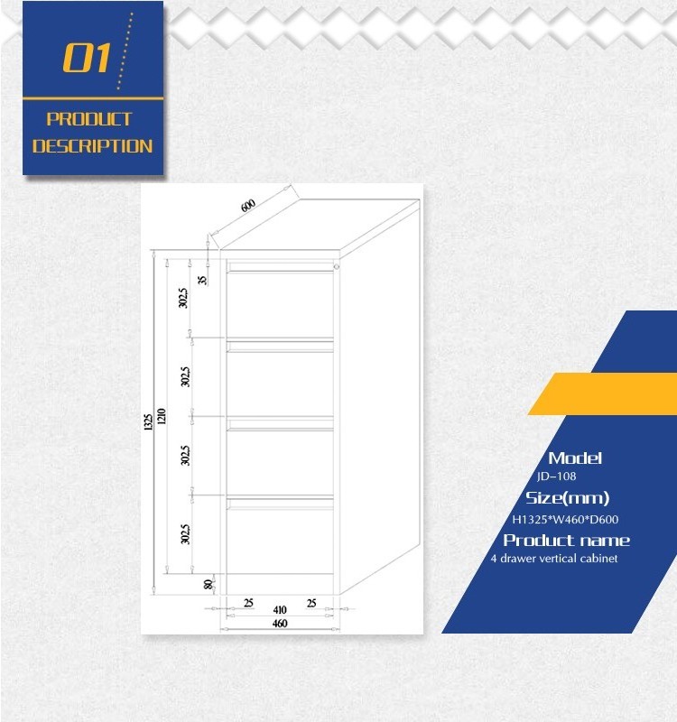 office furniture best selling steel locker steel filing cabinet 4 drawer documents cabinet with drawers Metal clothes cab