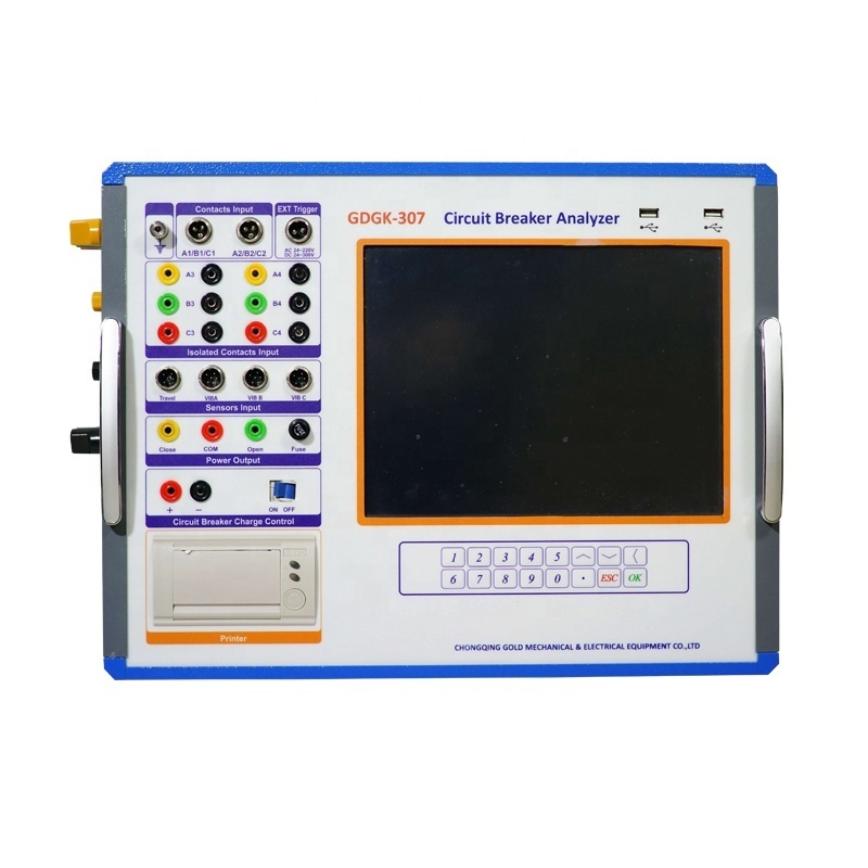 GDGK-307 fully automatic circuit breaker analyzer switch dynamic contact resistance tester