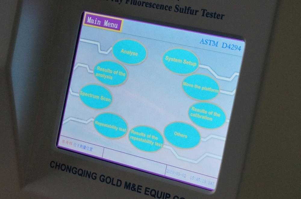 Testing Equipment ASTM D4294 Petroleum Oil X-ray Fluorescence Oil Sulfur Analyzer/Sulfur Content Tester