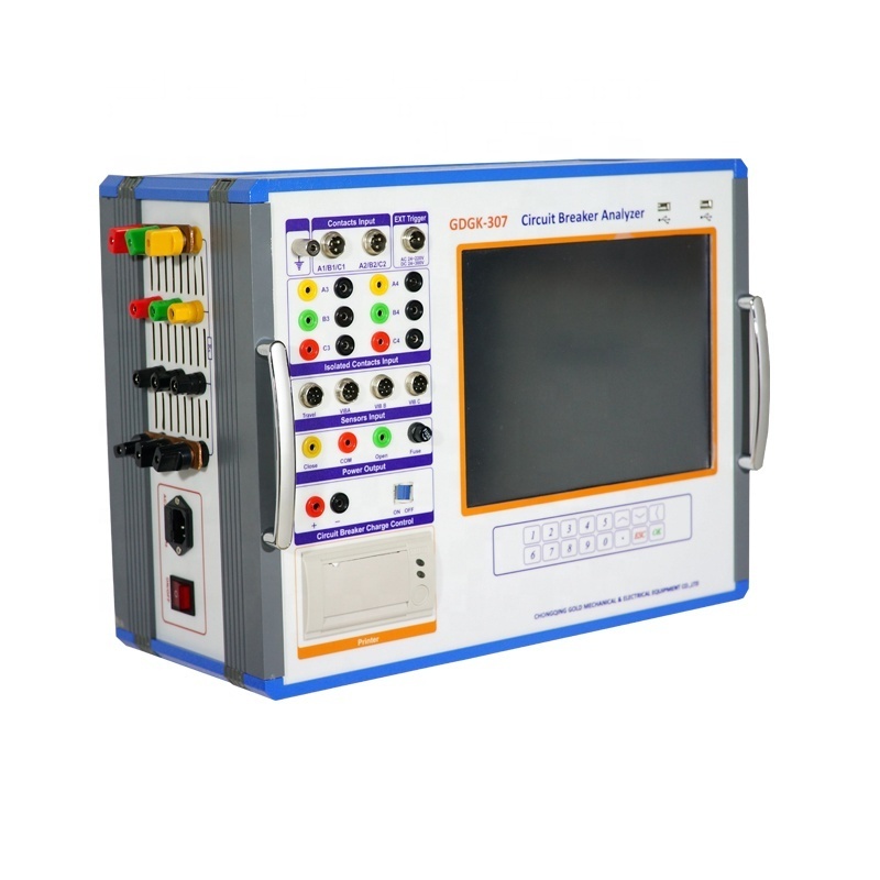 GDGK-307 fully automatic circuit breaker analyzer switch dynamic contact resistance tester